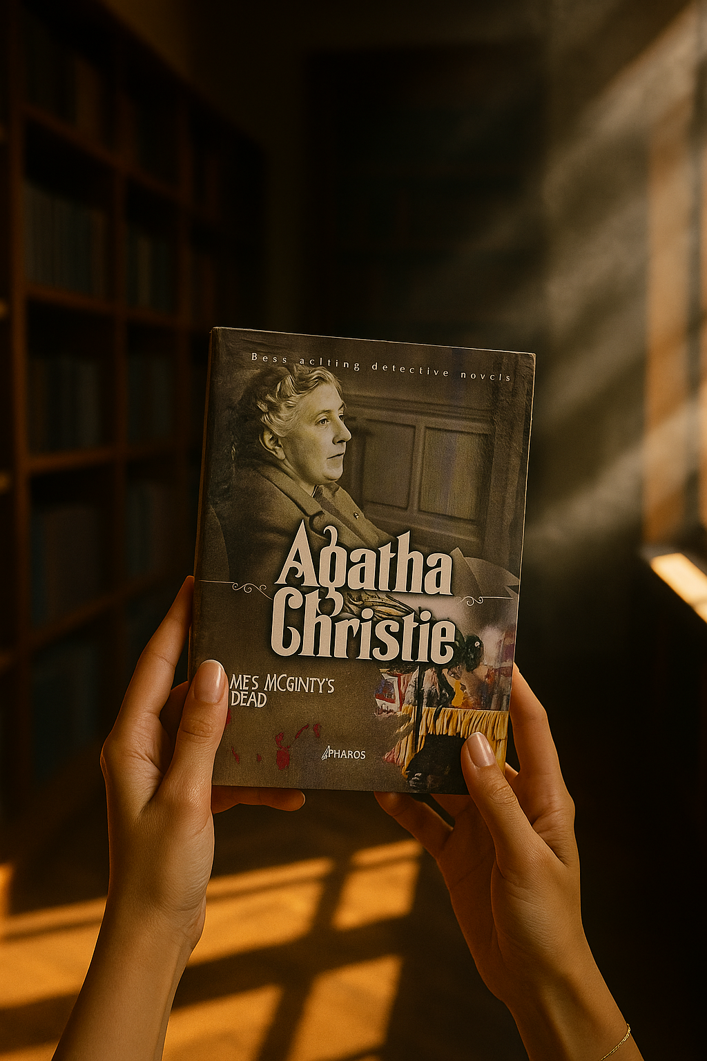 Mrs. McGinty's Dead by Agatha Christie.
