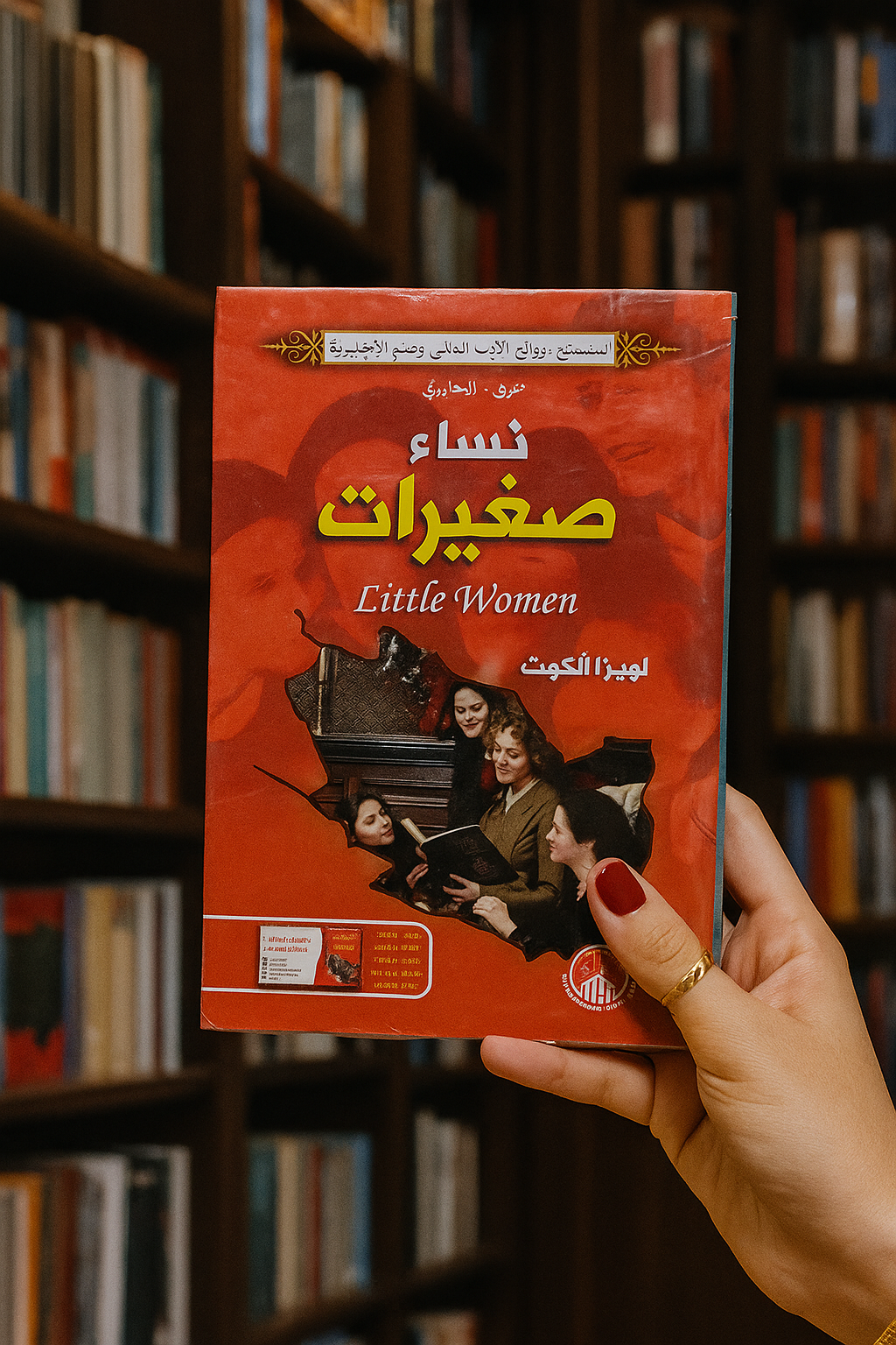 Little Women by Louisa May Alcott.