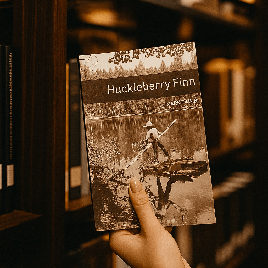 Huckleberry Finn by Mark Twain.