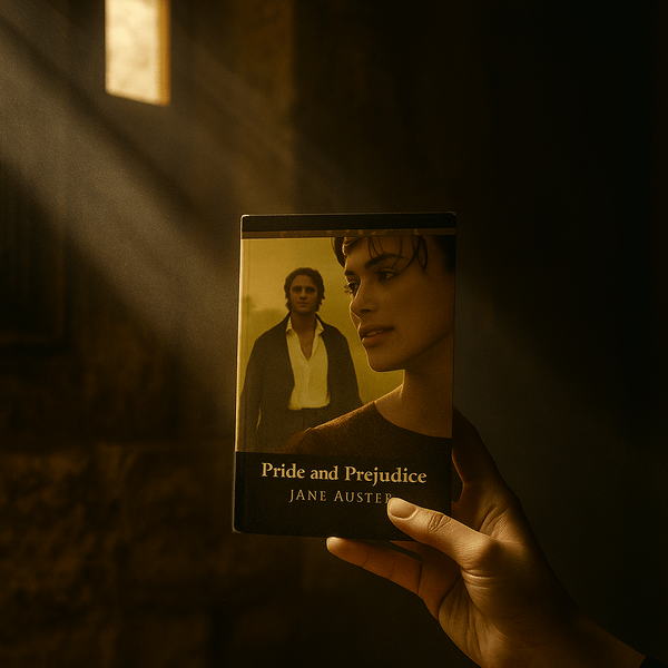 Pride & Prejudice, a novel by Jane Austen.