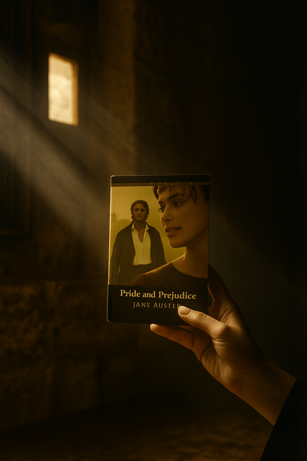 Pride & Prejudice, a novel by Jane Austen..